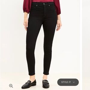 Ann Taylor LOFT Black Skinny Jeans
